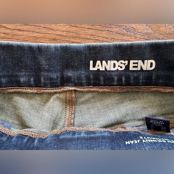 Lands End Women's Mid-rise Pull-on Skinny Jean Jegging- size 8 - Picture 4 of 7